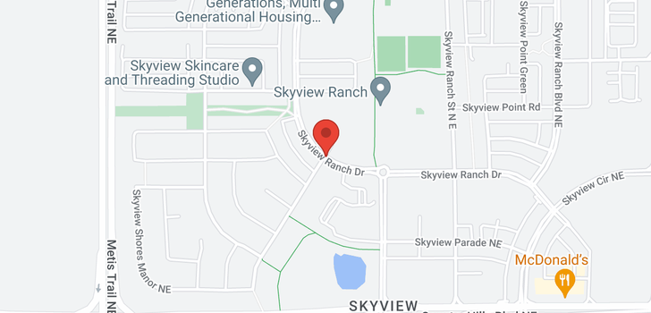 map of #4303 302 SKYVIEW RANCH DR NE